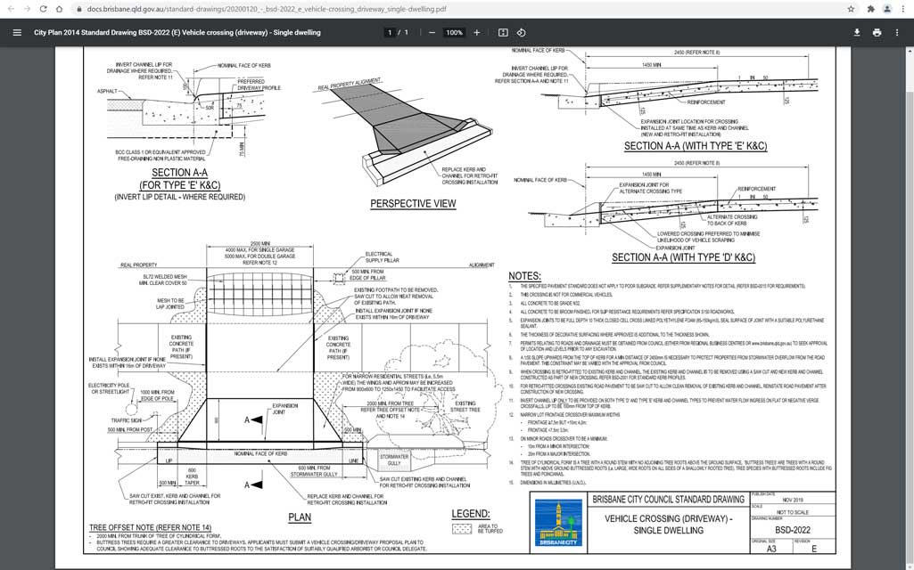 Private Certifiers Brisbane City Council Updates Standard Drawings